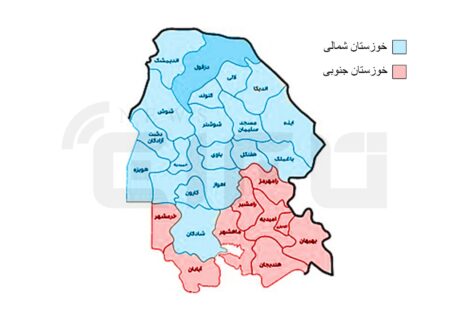 کدام شهرهای خوزستان در طرح تقسیمات جنوبی این استان قرار خواهند گرفت؟