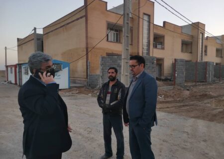 بازدید مدیرکل راه و شهر سازی استان خوزستان از پروژه مسکن مهر شهرستان رامشیر