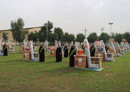 اهدای ۱۰۰ سری جهیزیه به نوعروسان خوزستانی