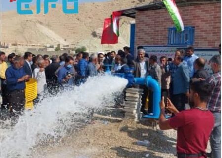 آیین افتتاح پروژه آبرسانی به شهر و بخش صیدون