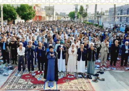 برگزاری نماز عید سعید فطر در رامشیر