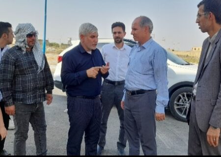 حضور سرزده مدیر کل راه وشهرسازی استان خوزستان در شهرستان رامشیر