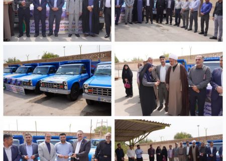 پنج دستگاه نیسان جکدار به دهیاران بخش مرکزی رامهرمز واگذار شد